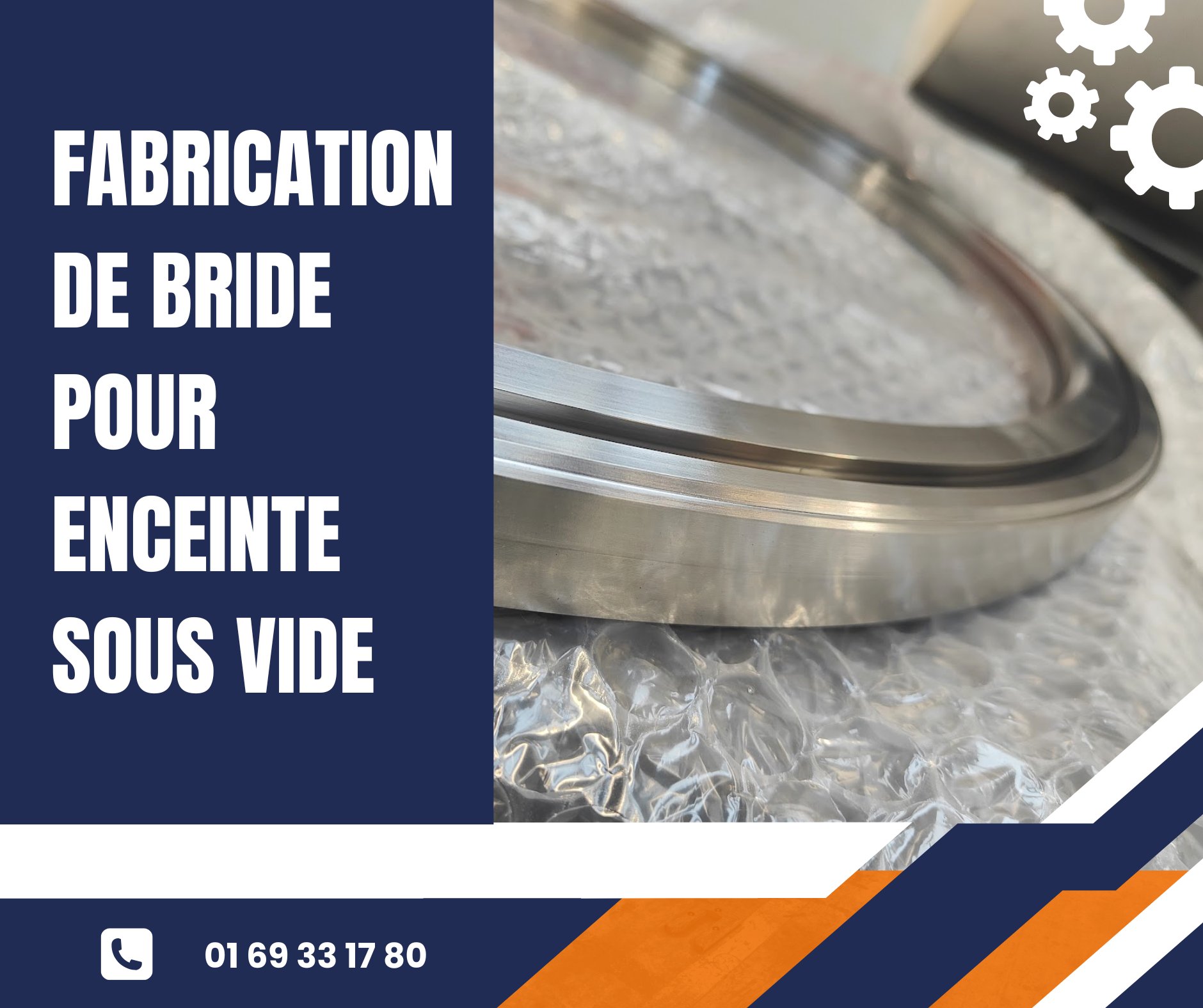 Bride usinée par Ctm Laser